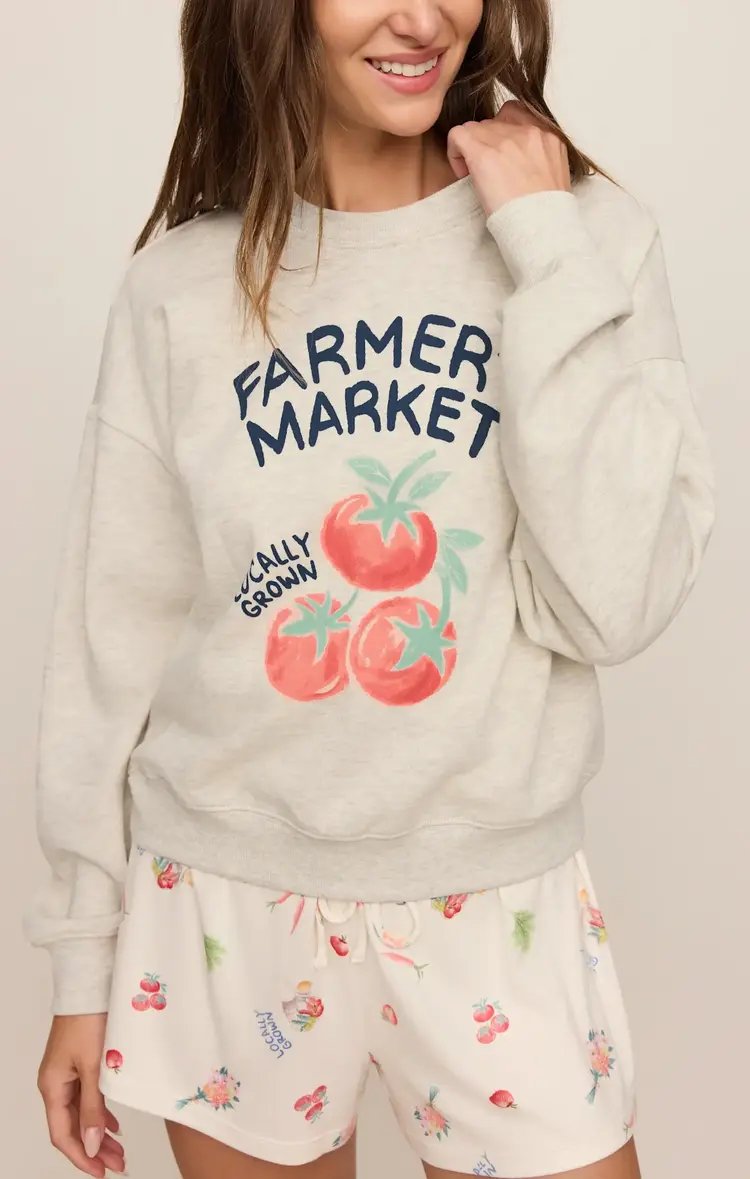 ZSupply Home Grown Sweatshirt Feather Grey