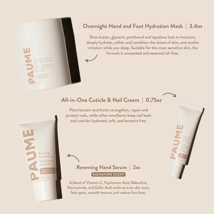 Paume Hand Treatment Trio Holiday Set