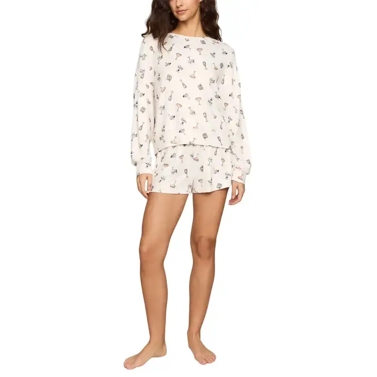 ZSupply Ella Cocktail Long Sleeve Top Sandstone