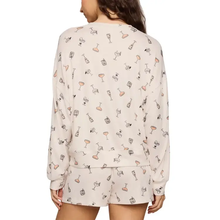 ZSupply Ella Cocktail Long Sleeve Top Sandstone