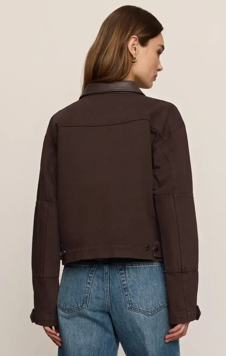 ZSupply Rey Cropped Chore Jacket Umber