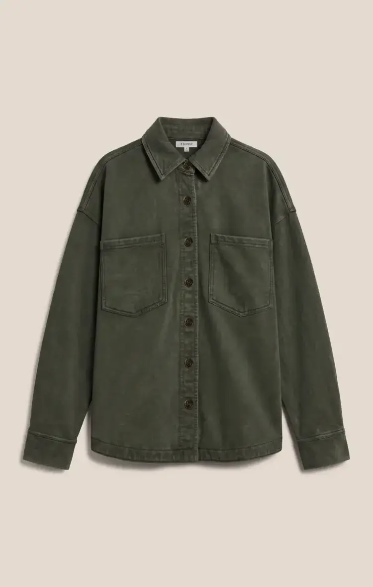 ZSupply All Day Knit Jacket Classic Olive