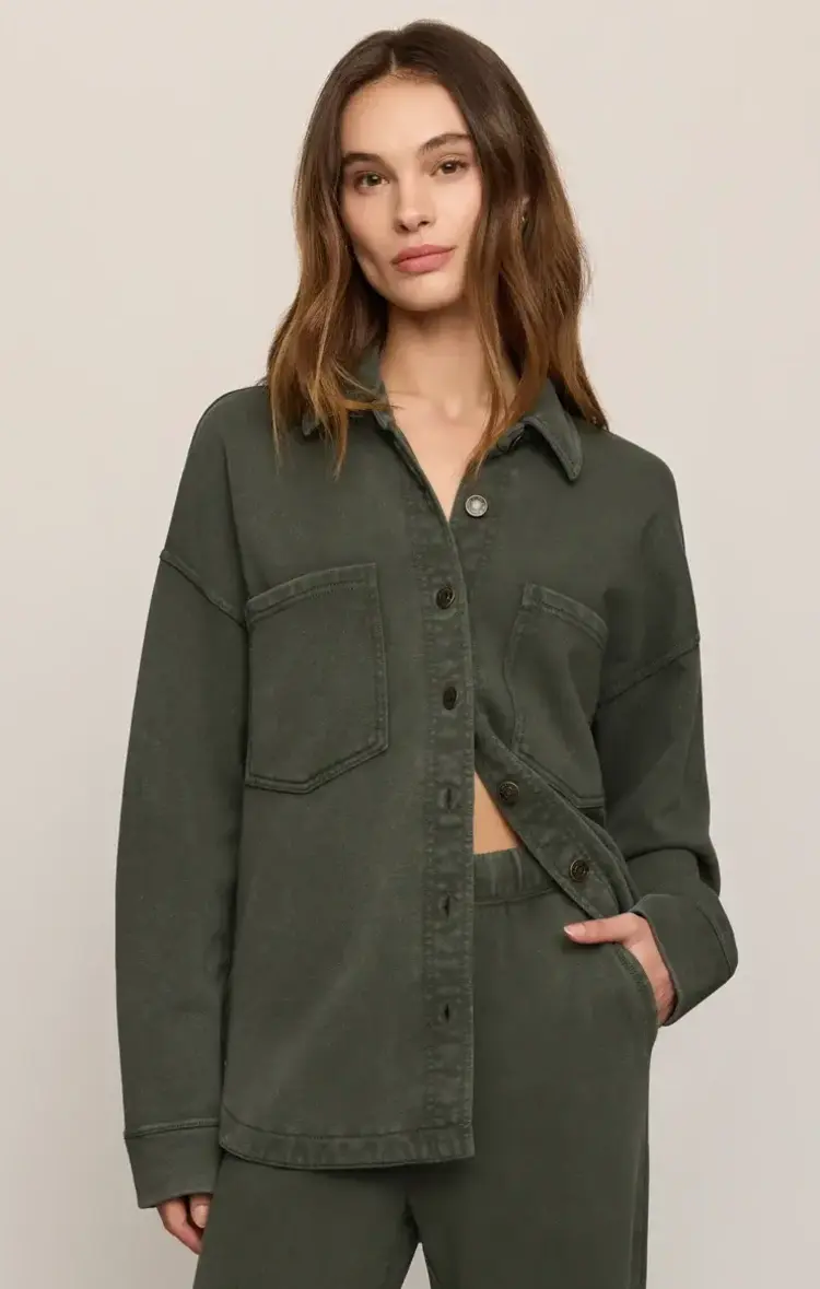 ZSupply All Day Knit Jacket Classic Olive