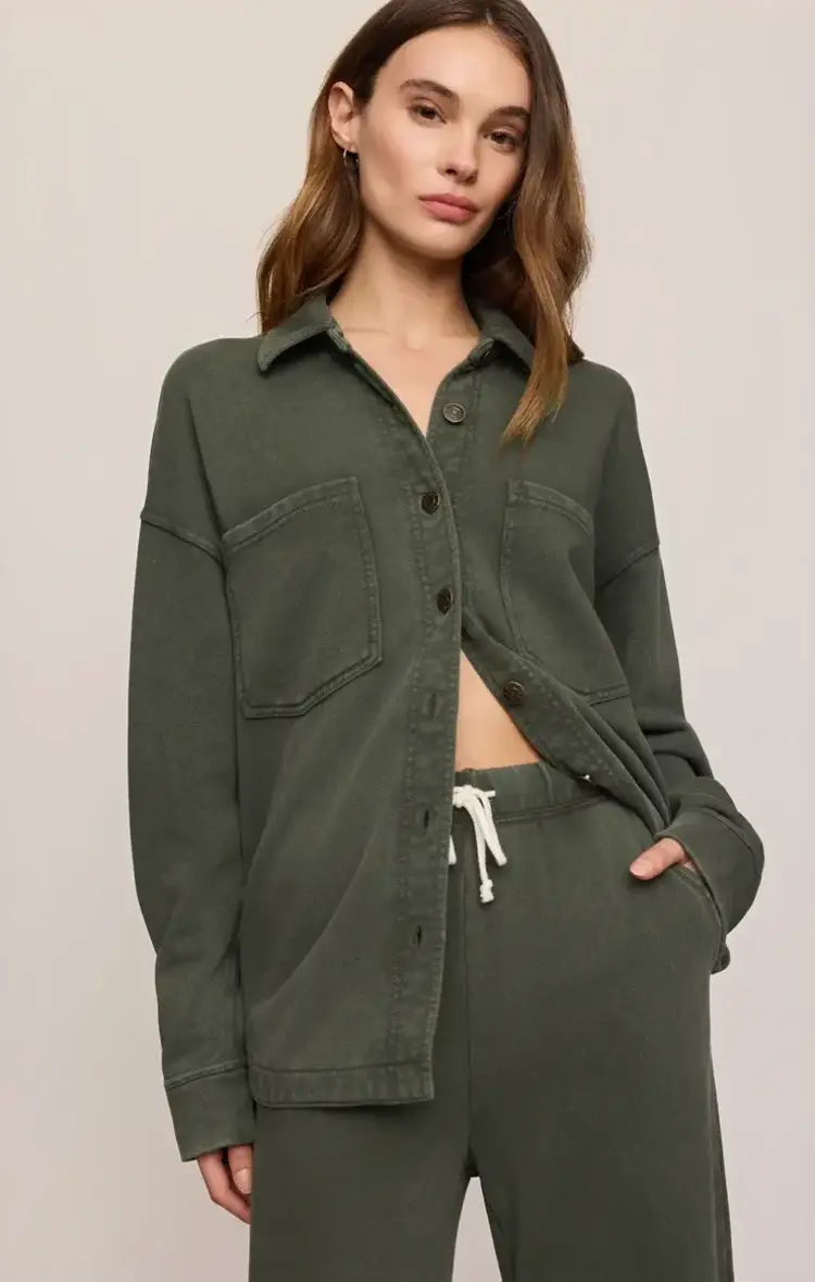 ZSupply All Day Knit Jacket Classic Olive