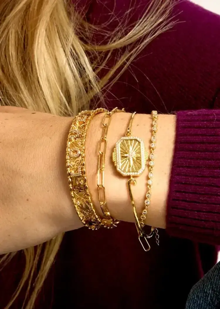 Mya Bay Infinity Chain Bracelet Gold