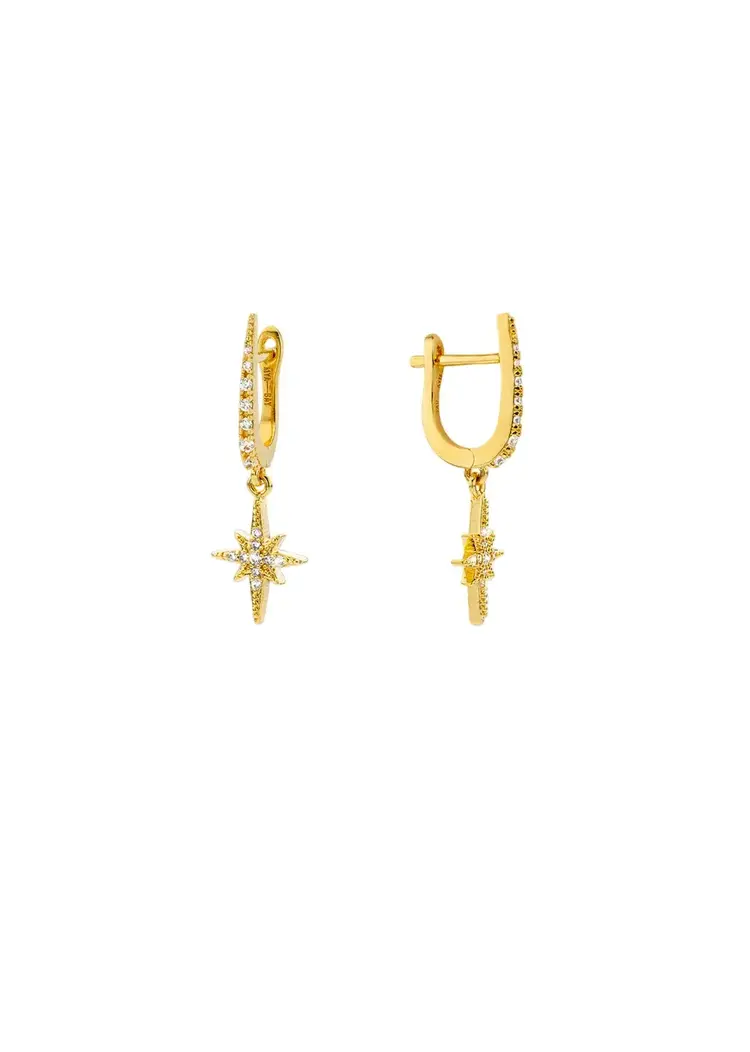 Mya Bay Diwali Ice Pick Earrings Gold