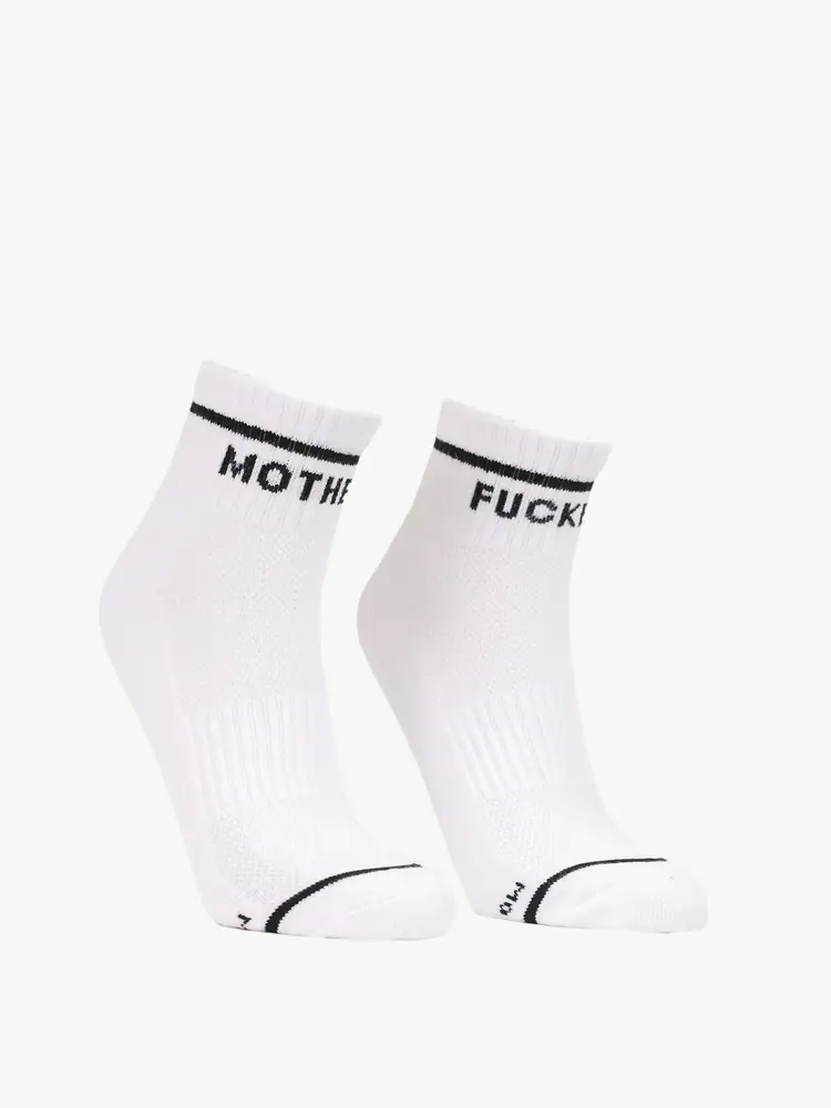 MOTHER Baby Steps Ankle MWB WHT/BLK