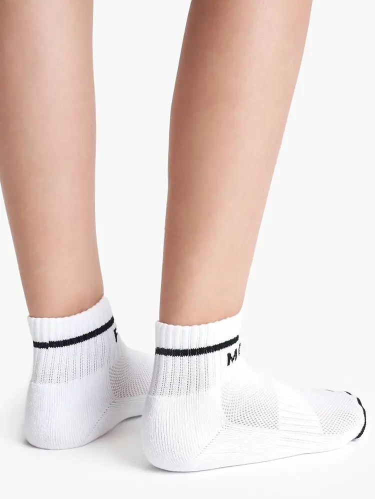 MOTHER Baby Steps Ankle MWB WHT/BLK