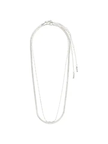 Pilgrim Jewellery EA Necklace 2-in-1 Silver Plated