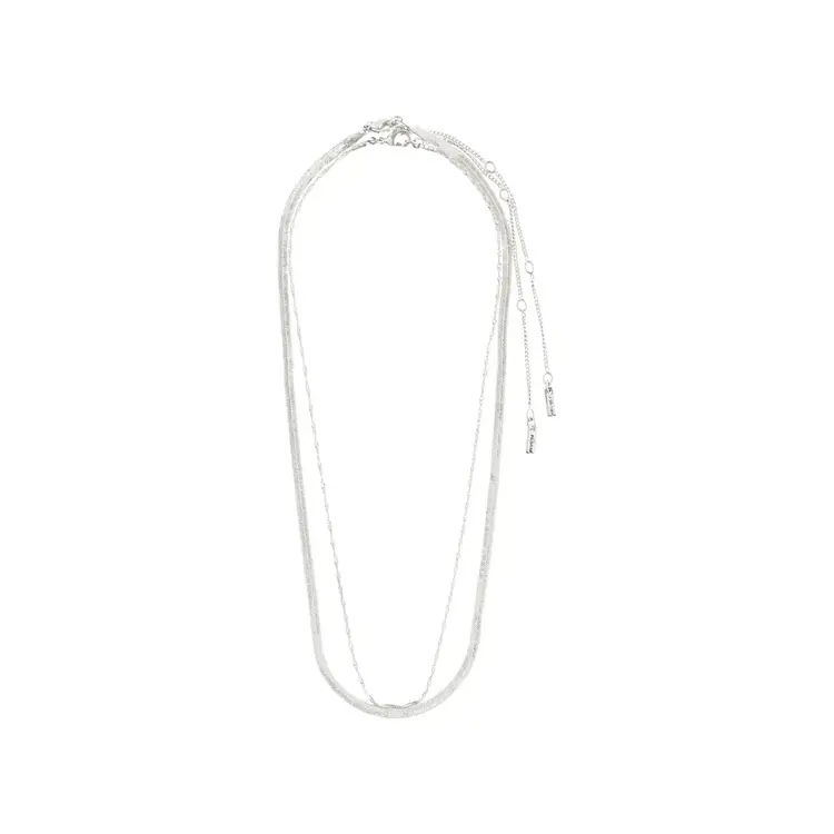 Pilgrim Jewellery EA Necklace 2-in-1 Silver Plated