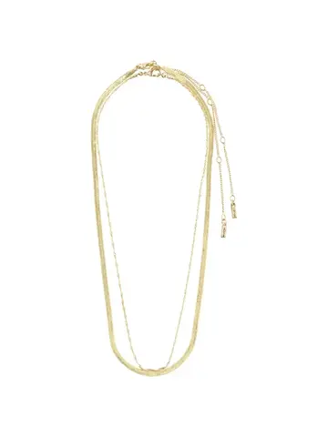 Pilgrim Jewellery EA Necklace 2-in-1 Gold Plated