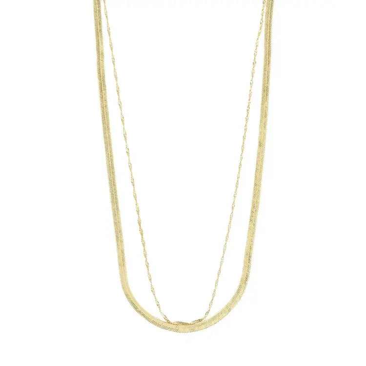 Pilgrim Jewellery EA Necklace 2-in-1 Gold Plated