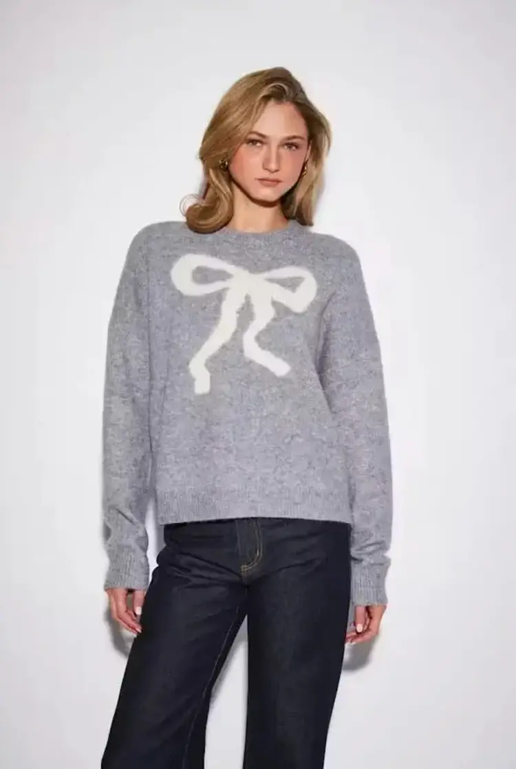 John & Jenn Ambrose Sweater Cloudy Bow