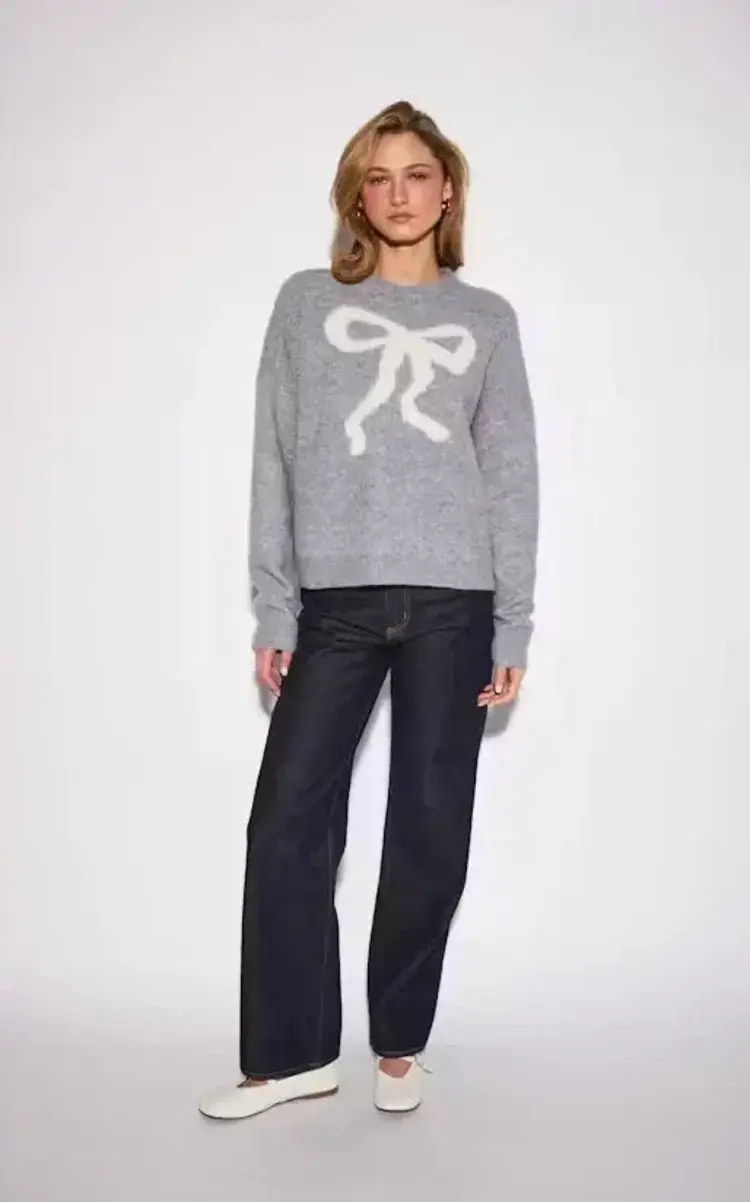 John & Jenn Ambrose Sweater Cloudy Bow