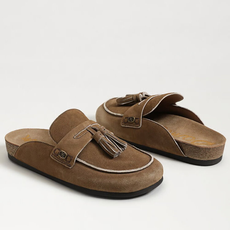 Sam Edelman Astrid Mule Terra Toffee Suede