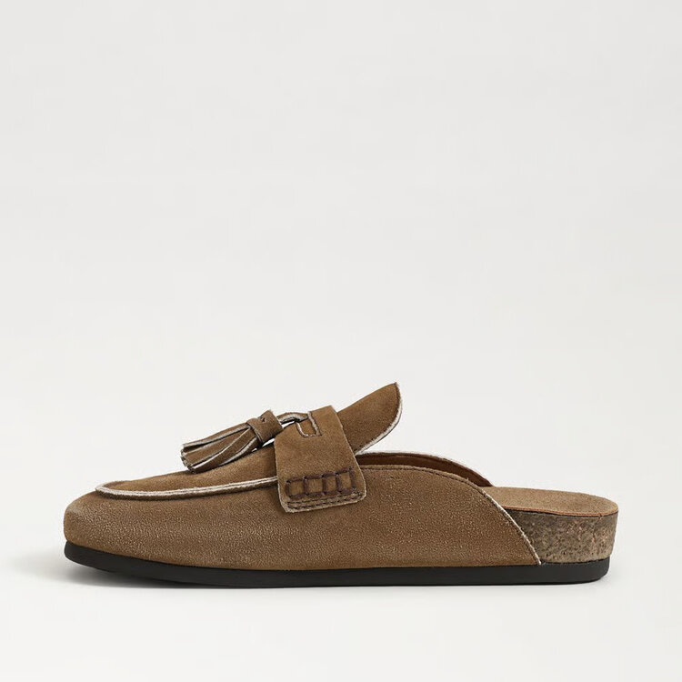 Sam Edelman Astrid Mule Terra Toffee Suede