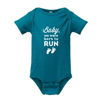 Iowa Running Company Born To Run Onesie - 6 mo