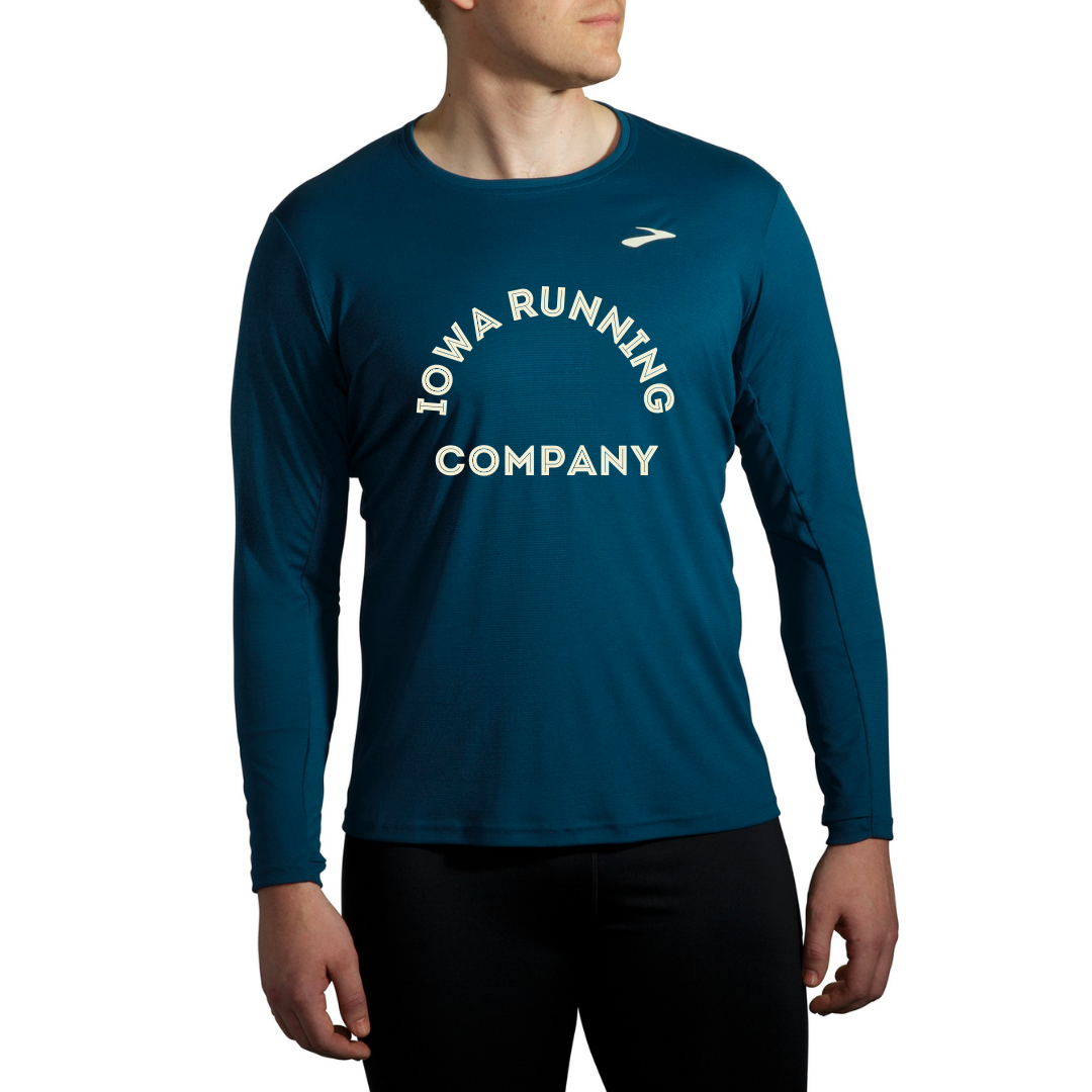 Gymshark Arrival Long Sleeve Graphic T-Shirt - Navy