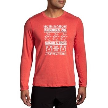 Brooks Running MEN'S RUN MERRY DISTANCE LONG SLEEVE