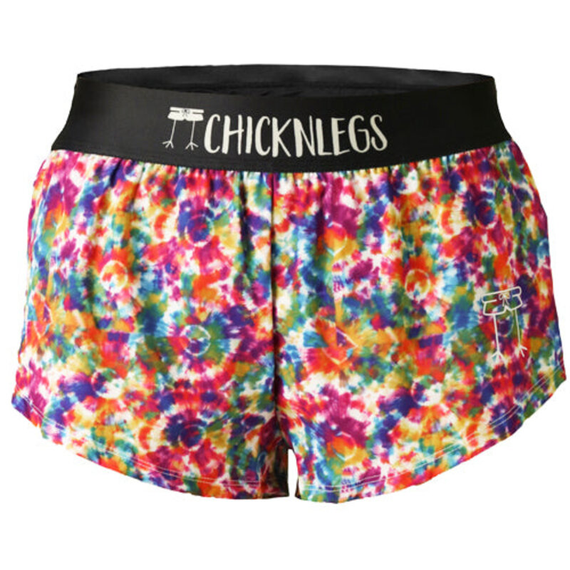 ChicknLegs WOMEN'S 1.5" SPLIT SHORT TIE-DYE