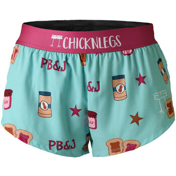 ChicknLegs WOMEN'S PB&J 1.5" SPLIT SHORTS