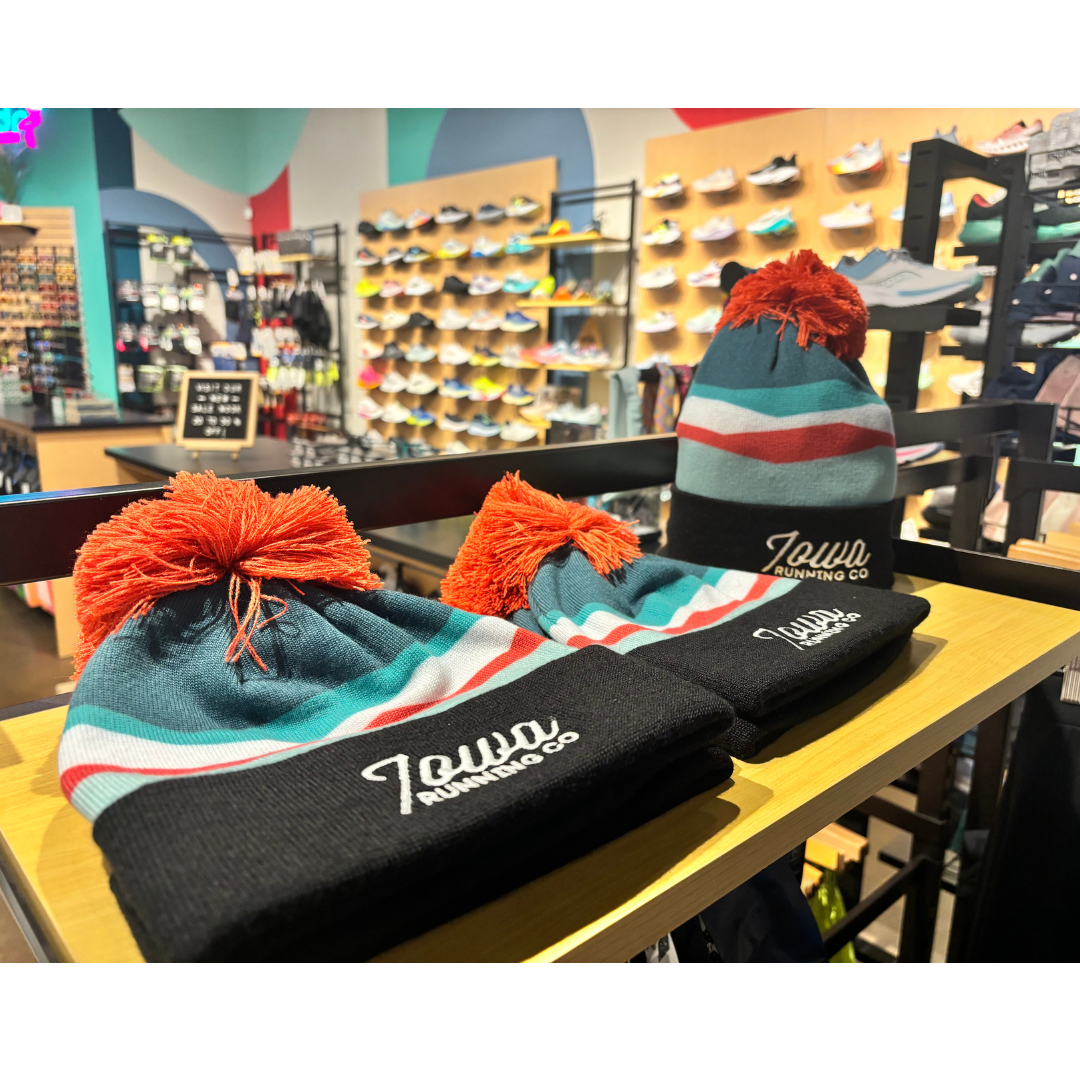 Iowa Running Company IRC BOCO POM POM BEANIE