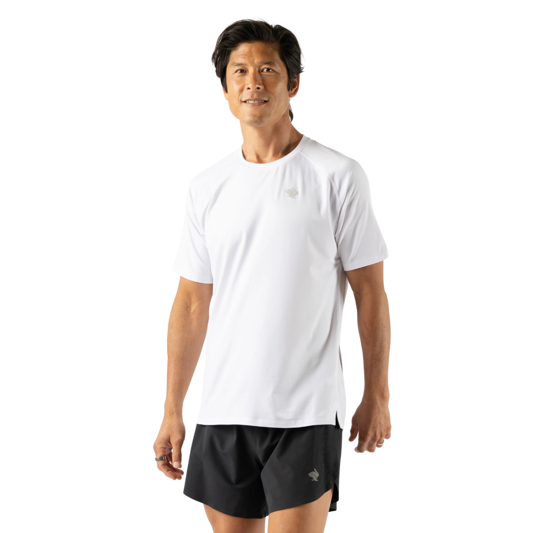 rabbit MEN'S EZ TEE SS - WHITE