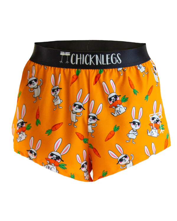 ChicknLegs WOMEN'S 1.5" SPLIT SHORT BAD BUNNY