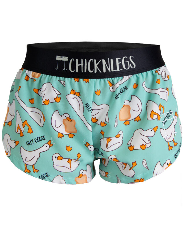 ChicknLegs WOMEN'S SILLY GOOSE 1.5" SPLIT SHORT