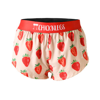 ChicknLegs WOMEN'S 1.5" SPLIT SHORTS STRAWBERRIES SZN