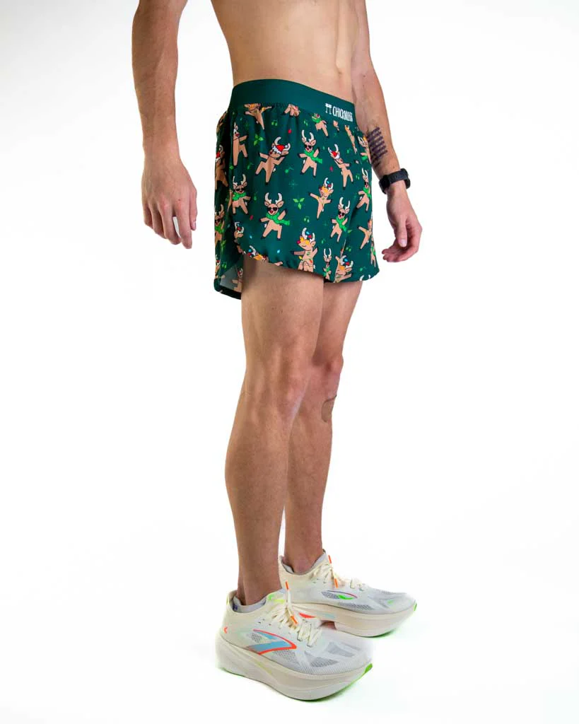 ChicknLegs MEN'S ROCKIN REINDEER 4" SHORT