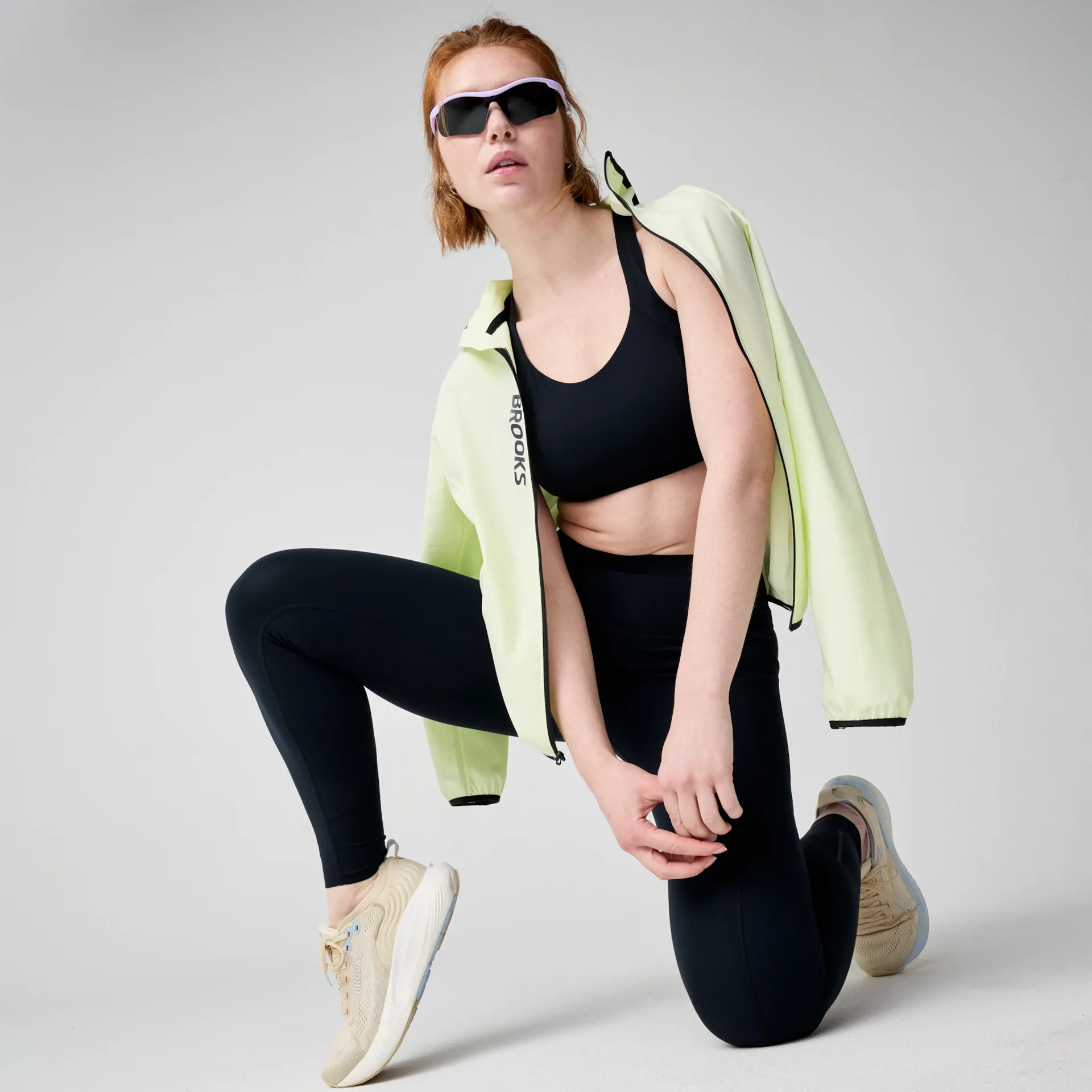 Brooks Running CHASER PADDED BRA (BLACK)