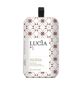 Lucia  par  Pure Living Savon au lait de chèvre et à l’huile de lin