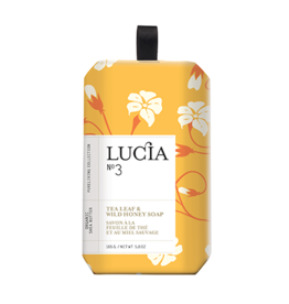 Lucia  par  Pure Living Savon feuille de thé et miel sauvage