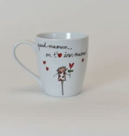 Tasse   grand maman on t'❤