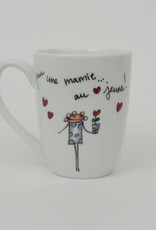 Tasse   Pour une mamie ...  au ❤ jeune