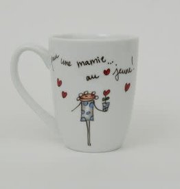 Tasse   Pour une mamie ...  au ❤ jeune