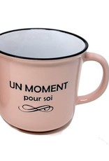 Tasse rose moment pour soi