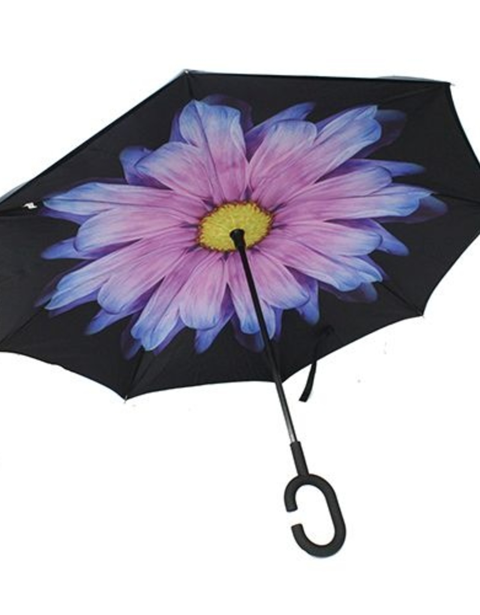 Parapluie fleur Bleu - mauve
