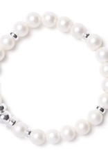 Beblue Bracelet Be Timeless perle blanc mat