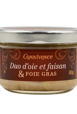 Terrine d'oie et faisan & Foie gras