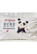 Fabrique Champêtre Taie d'oreiller Panda