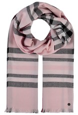 Fraas Foulard léger carreaux - Rose