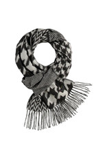 Fraas Foulard cashmink - Pied de poule noir
