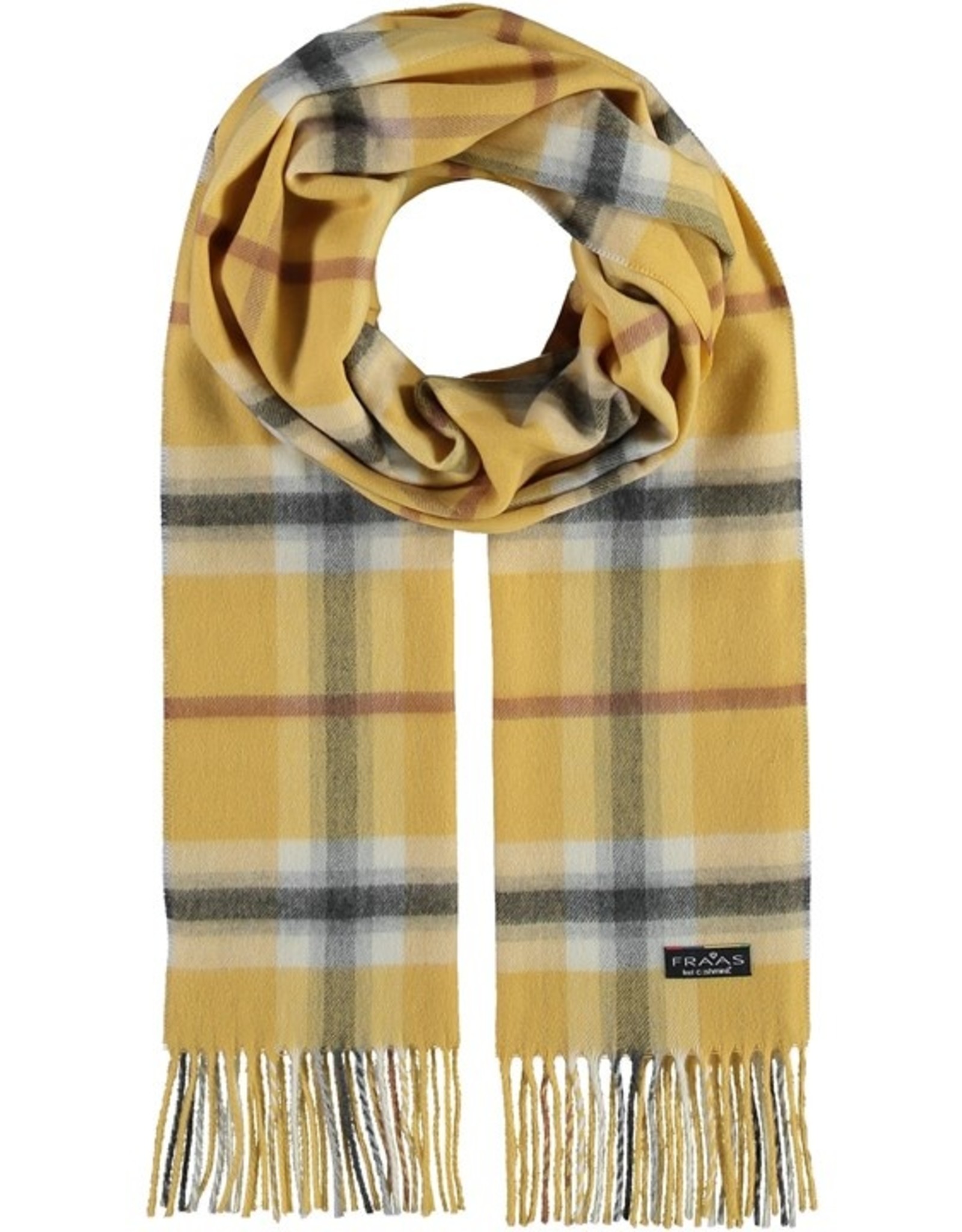 Fraas Foulard cashmink - Tartan banana