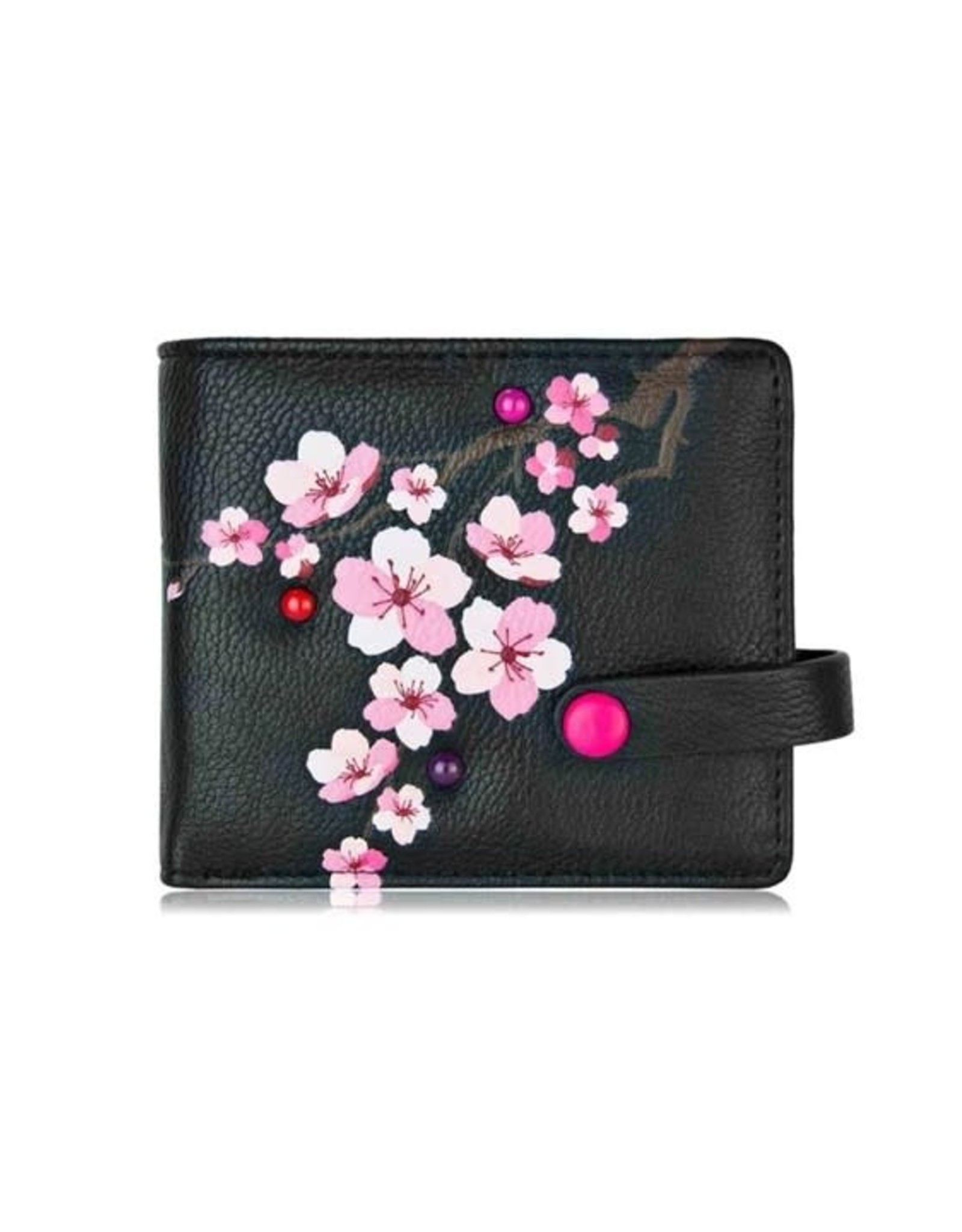 ESPE Petit portefeuille Blossom - Noir