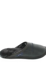 Garneau Pantoufle mule cuir noir SF  - Femme 7.5 - 8.5