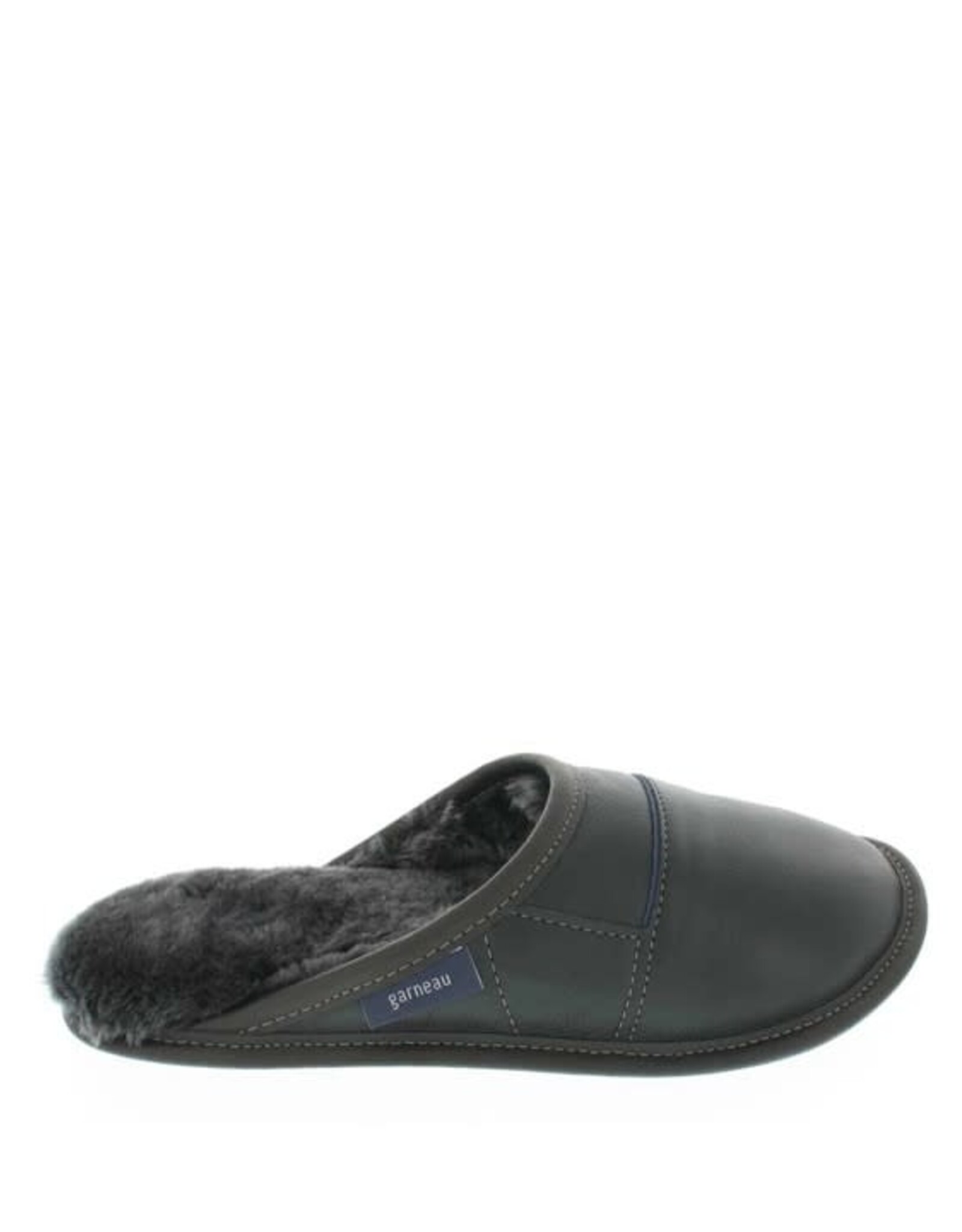 Garneau Pantoufle mule cuir noir SF  - Femme 7.5 - 8.5