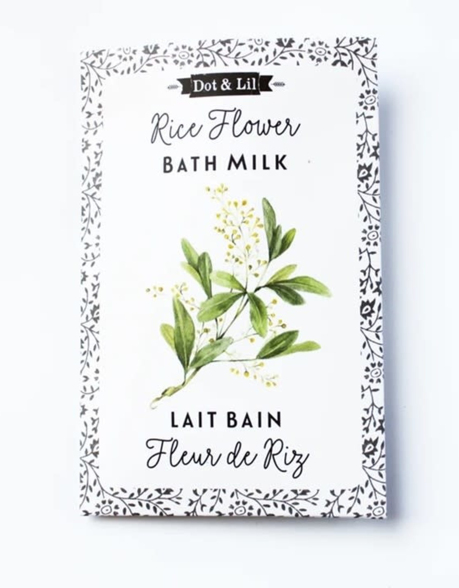 Dot & Lil Sachet lait de bain - Fleur de riz