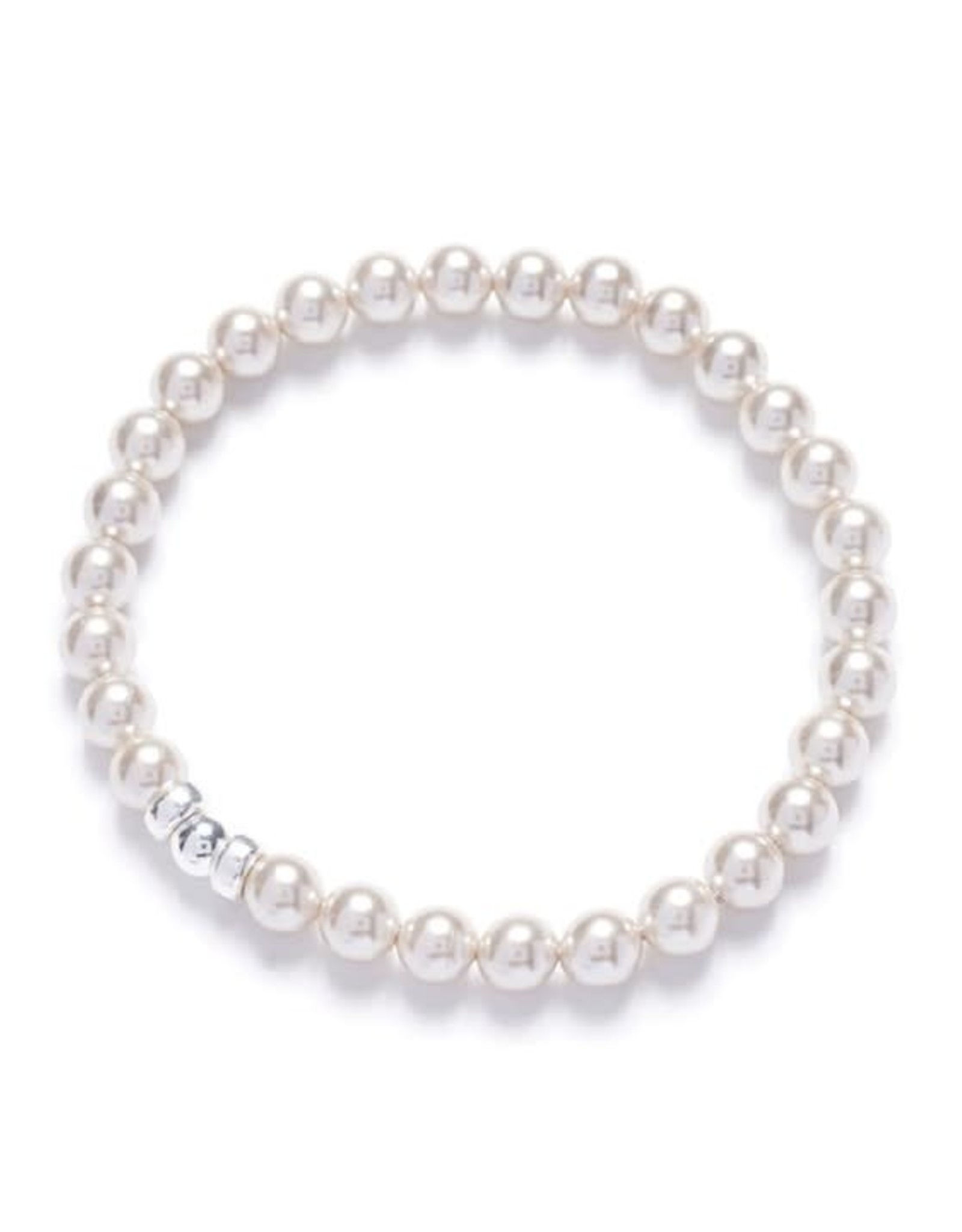 Beblue Bracelet be Classic perle blanche